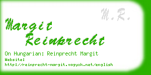 margit reinprecht business card